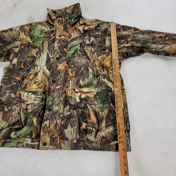 Vintage Field & Stream Jacket Mens Sz Medium Hunting Camo Grunge Y2k Woodlands - Picture 8 of 16